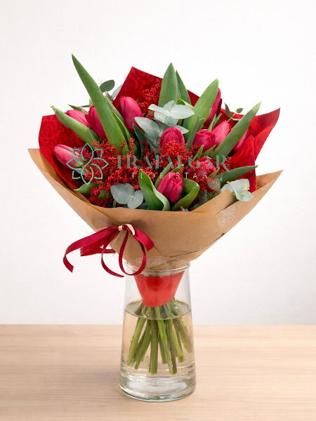 1D- Ramo Tulipanes Pasión