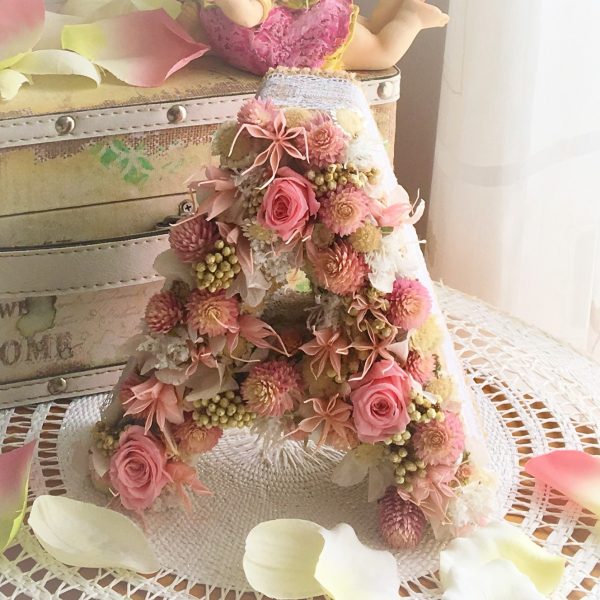 Letra Pequeña de Flores Preservadas