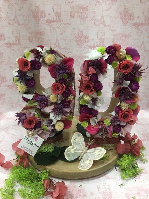 Número Pequeño de Flores Preservadas